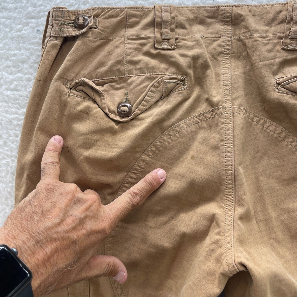 Polo Ralph Lauren Pants Mens 33x32 Straight Cargo Military Utility Paratrooper - Picture 11 of 13